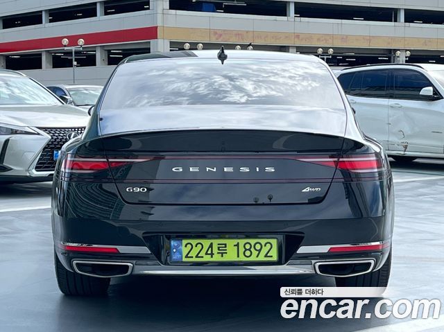 Genesis G90 RS4 Gasoline 3.5 Turbo e-S/C AWD LWB Black - фото 3